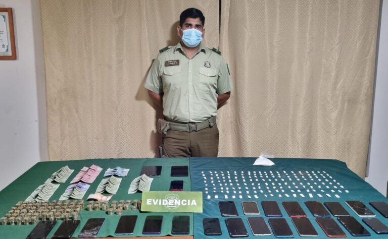 Hay 2 detenidos: Carabineros desbarata en Coihueco punto de venta de drogas