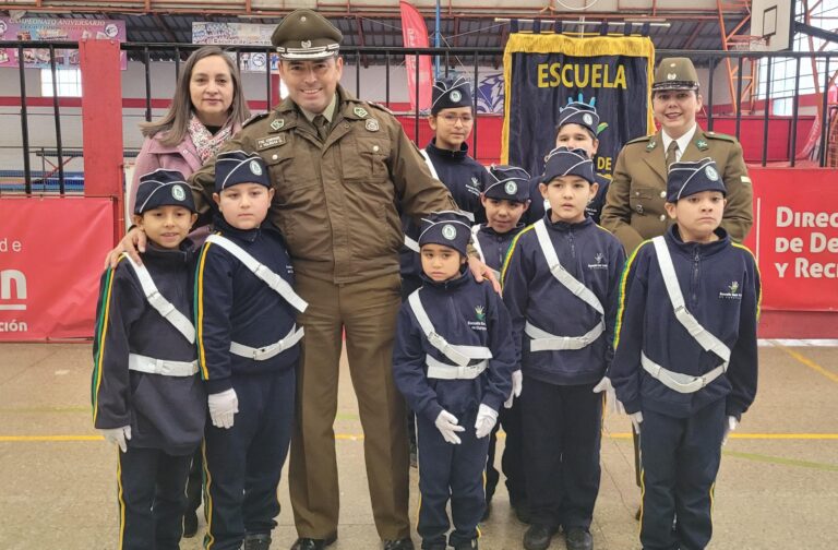 En acto de juramento: Más de 100 estudiantes de Ñuble se comprometieron a motivar la seguridad como Brigadistas Escolares Integrales