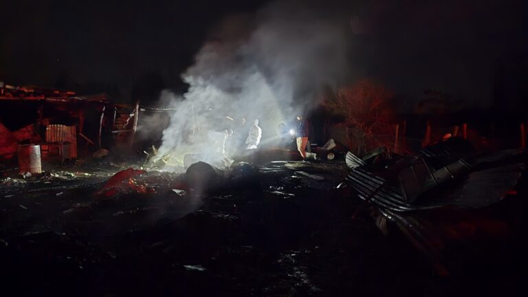 Fiscalía investiga incendio de vivienda que deja una persona fallecida en camino a Nahueltoro