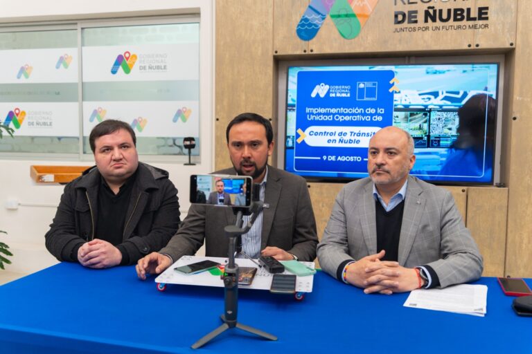 Gobierno Regional instalará en sus dependencias la Unidad Operativa de Control de Tránsito de Ñuble
