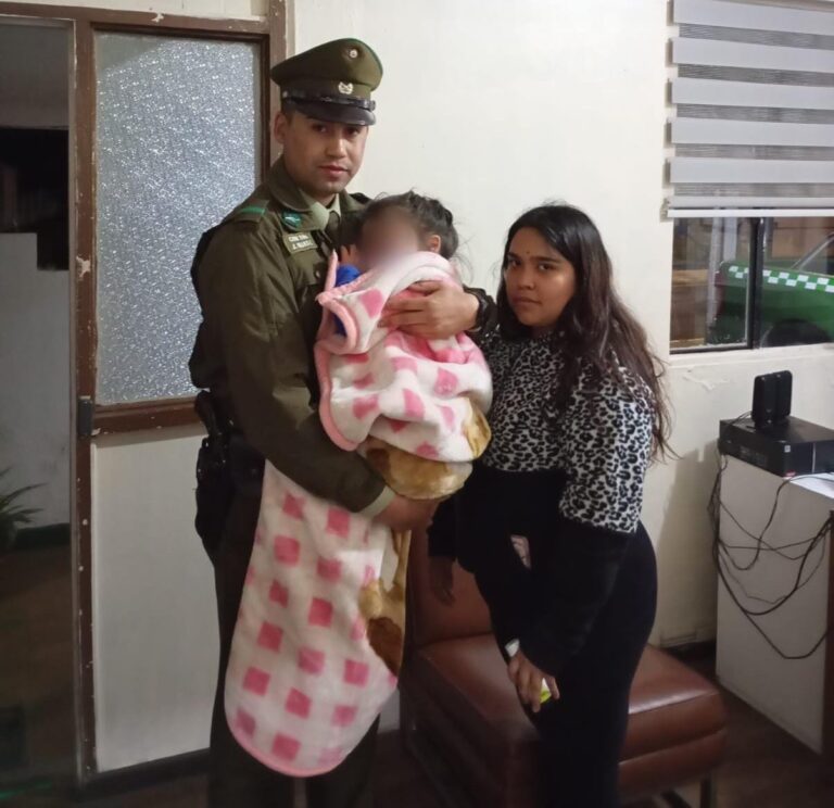 Carabinero de Cobquecura auxilió a niña trasladada a la guardia del retén con aparente falta de signos vitales