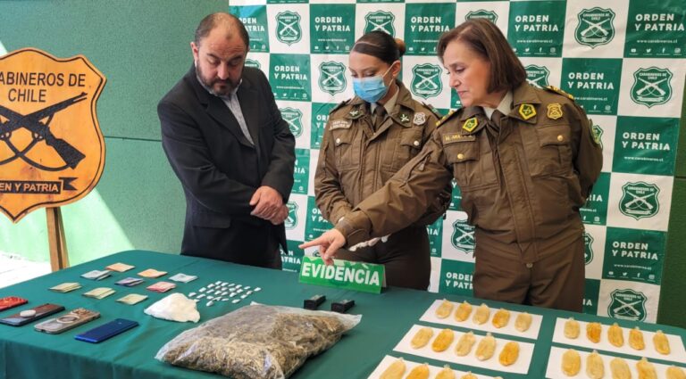 Fiscalía formaliza a seis imputados de traficar 2,5 kilos de drogas en Chillán