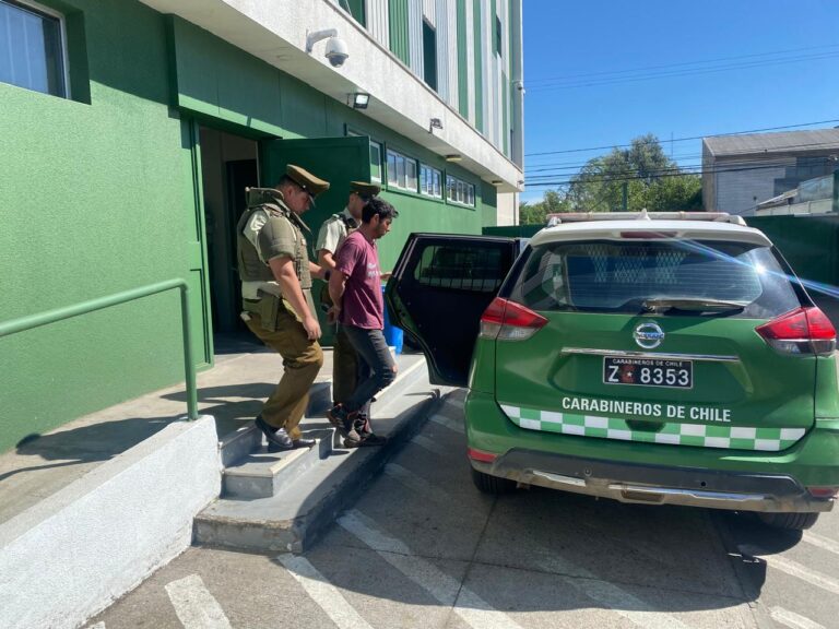 Carabineros detuvo en San Carlos a sujeto que habría provocado incendio en una vivienda