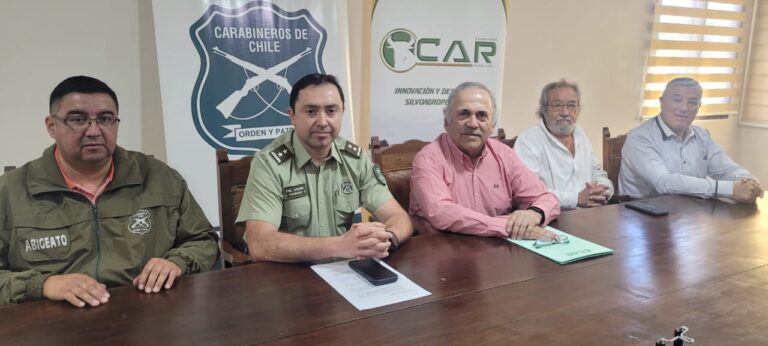 CAR Ñuble y Carabineros presentaron alianza que aborda la prevención de delitos que afectan a las zonas rurales