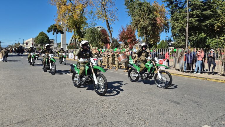 Ñuble: Carabineros festejó aniversario 98 con desfile para la comunidad