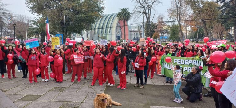 Colegio de Matronas y Matrones de Chile (ColMat) regional Ñuble, se movilizó en rechazo de la actualización de la Norma Técnica 150 por parte del Minsal