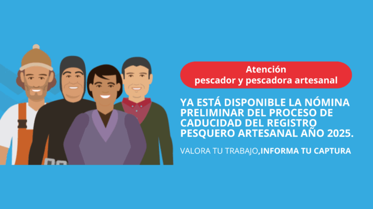 ¡Pescadores artesanales de Ñuble! Presente sus antecedentes para evitar ser caducados en el Registro Pesquero Artesanal