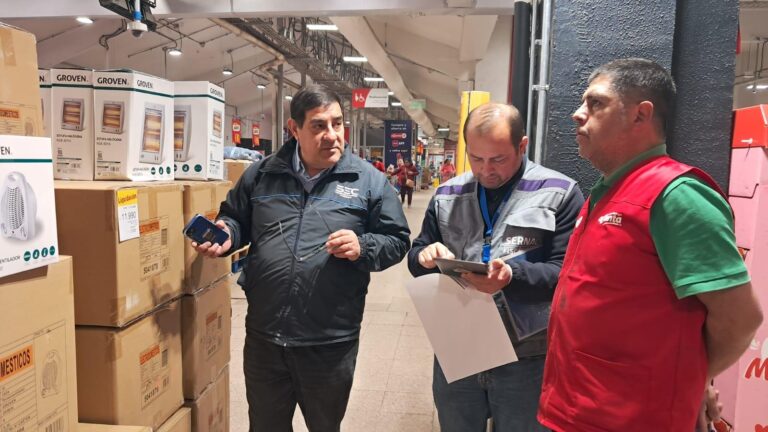 SERNAC y SEC fiscalizan la venta de termoventiladores y estufas en la región
