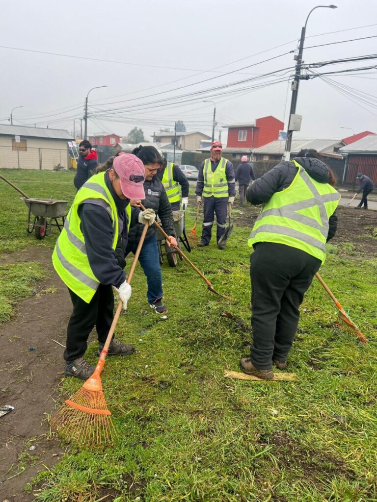 Vecinos de Jardines del Sur se sumaron a la Limpiatón Comunitaria