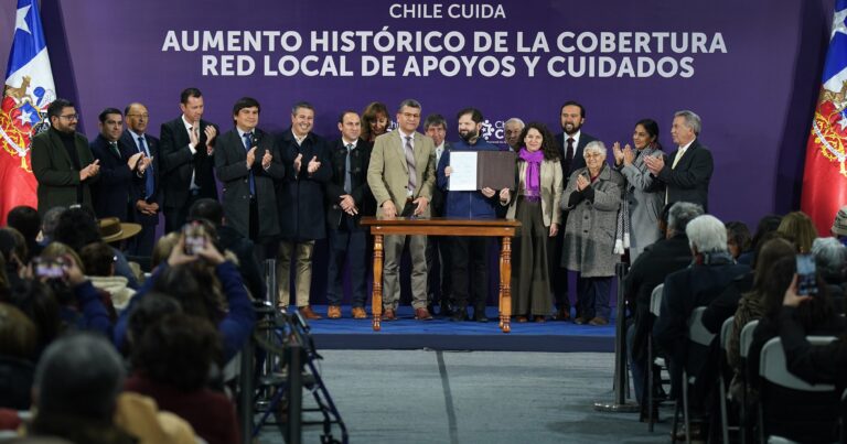 Presidente Gabriel Boric encabezó en Coelemu ceremonia de ampliación de la Red Local de Apoyos y Cuidados en Ñuble