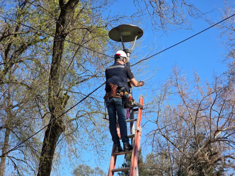 El Carmen inició la instalación de cámaras de seguridad en la comuna