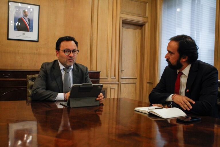 Gobernador Crisóstomo y Subsecretario Collado coordinan estrategias para combatir el comercio ilícito en Chillán