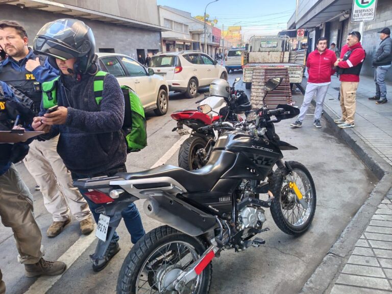 Retiran cinco motocicletas desde las calles de Chillán