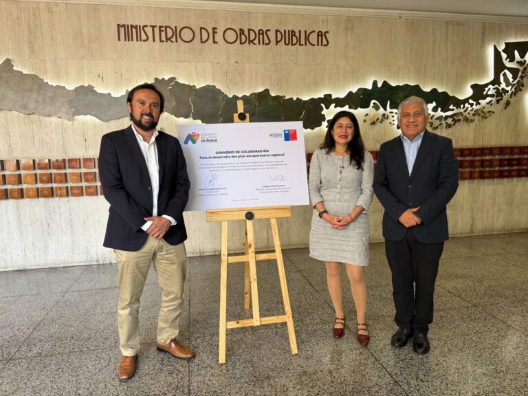Gobierno Regional y Dirección de Aeropuertos diseñarán Plan Aeroportuario para Ñuble
