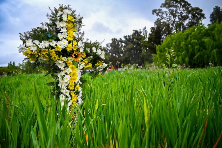 Comunidad de Santa Cruz de Cuca realizó su tradicional procesión de la Cruz del Trigo
