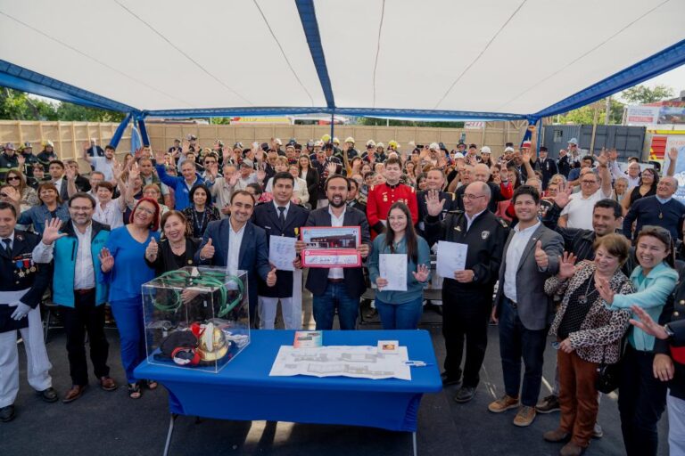 Inician construcción de primer cuartel de Bomberos para el sector poniente de Chillán