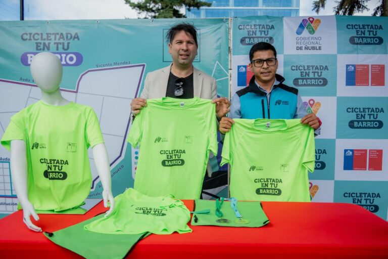 Gran Cicletada Familiar este domingo: Gobierno Regional e IND invitan a la comunidad a participar de esta actividad gratuita para la familia