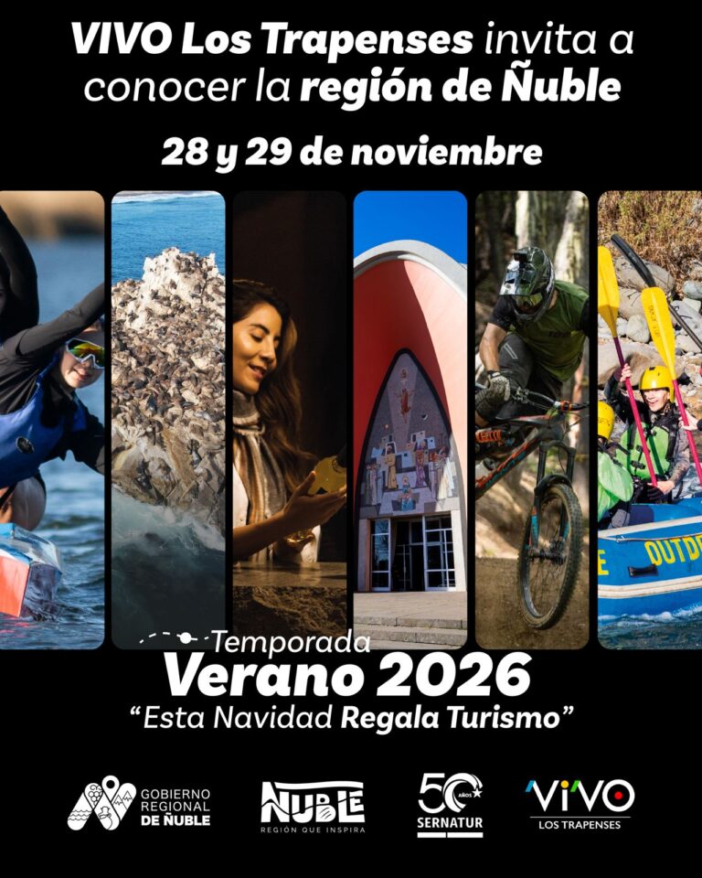 La región de Ñuble lanza oficialmente la Temporada de Verano 2026 en VIVO Los Trapenses
