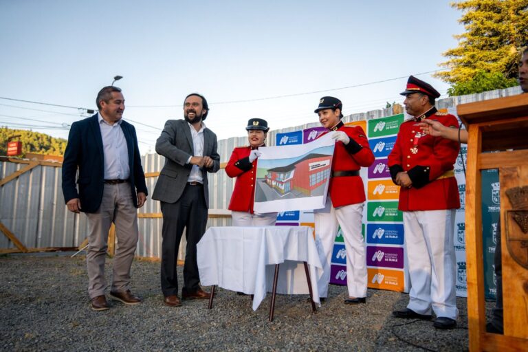 Se inició la construcción del nuevo Cuartel de Bomberos de Trehuaco con inversión de 1.650 millones de pesos  del Gobierno Regional