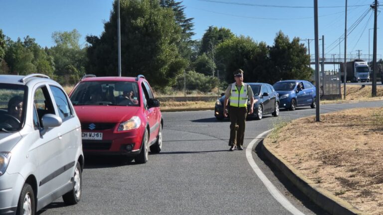 Carabineros continúa reforzando en Ñuble los controles integrales en ruta para prevenir accidentes en Año Nuevo