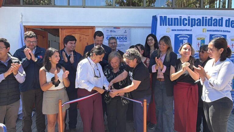 Quirihue inauguró oficialmente el nuevo Centro de Cuidados espacio pionero en la provincia de Itata
