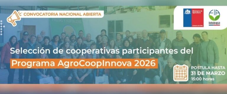 FIA abre convocatoria para fortalecer cooperativas agrícolas y avanza en Agenda de Innovación Agraria para Ñuble