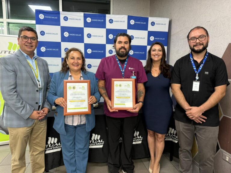 Comités Paritarios de Clínica Andes Salud Chillán alcanzan Categoría Oro en Seguridad Laboral