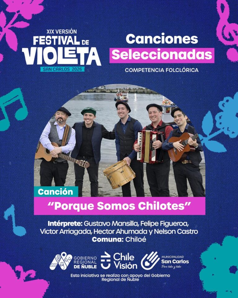 Festival de Violeta 2026 define a los tres finalistas de su competencia folclórica