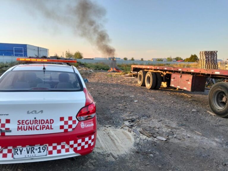 Multan a parcelero camino a Huape que prendió fuego por riesgo de incendio