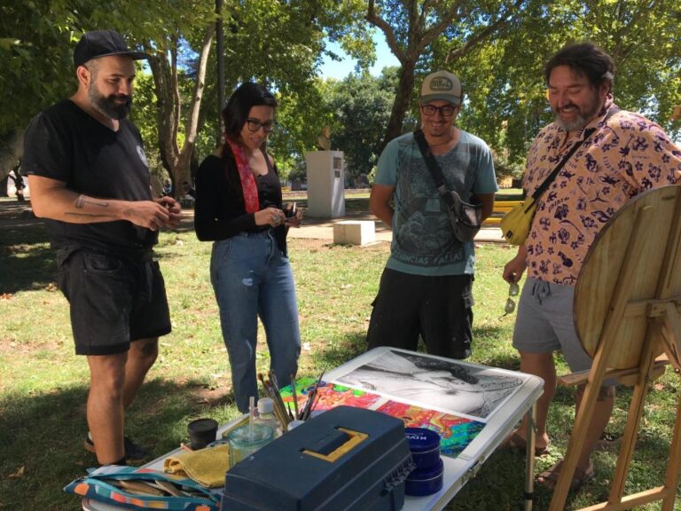 Valparaíso se llevó el primer lugar en Concurso de Pintura In-Situ en Chillán