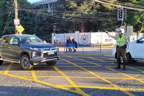 Ñuble: Carabineros implementa plan integral de servicios por retorno a clases con énfasis en seguridad vial y desplazamientos