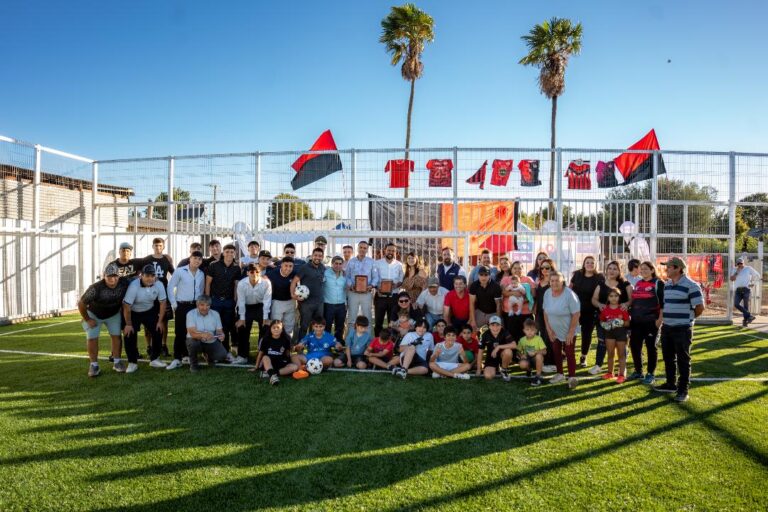 Club Centella de Bulnes inauguró nuevo espacio deportivo con apoyo del Gobierno Regional