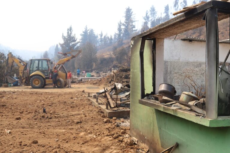 Serviu Ñuble cifra en 333 las viviendas dañadas por incendios y avanza en plan de reconstrucción
