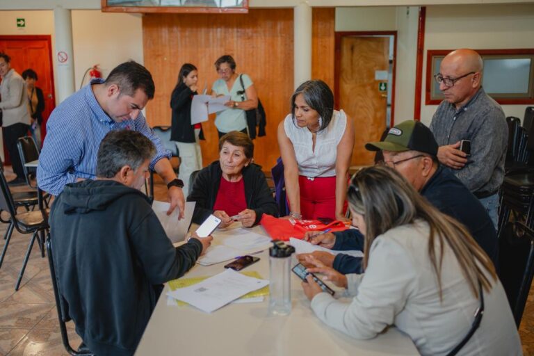 En Portezuelo: Inician reuniones de coordinación con familias damnificadas para la reconstrucción de viviendas definitivas