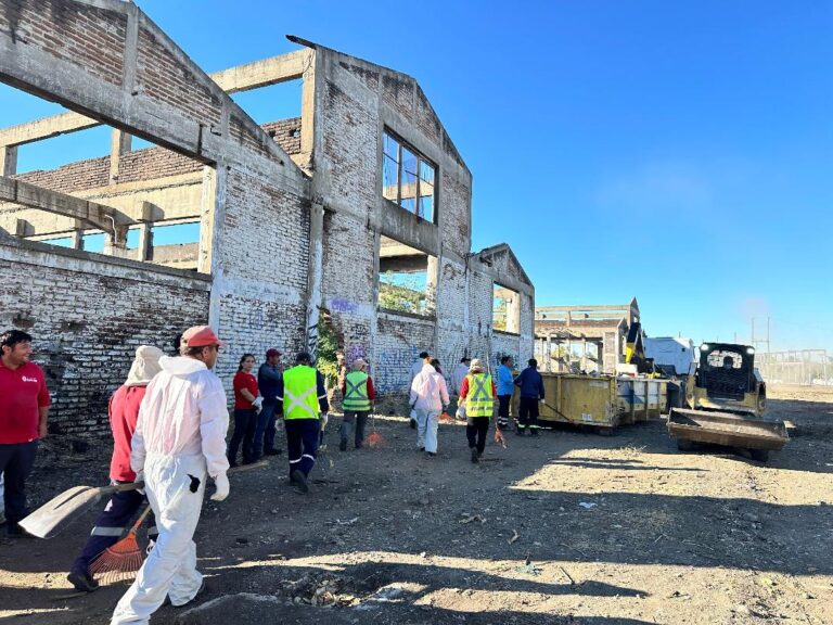 Municipalidad de Chillán impulsó ‘limpiatón’ en sector Ultraestación para recuperar espacios públicos