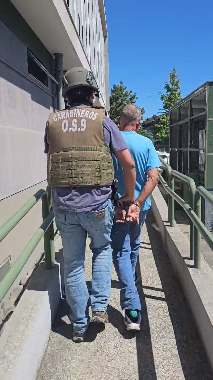 OS9 Ñuble detuvo a sujeto por incendio con peligro para las personas en Chillán