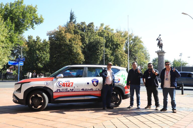 Chillán Viejo incorpora primer vehículo eléctrico en Ñuble para mejorar seguridad y sustentabilidad