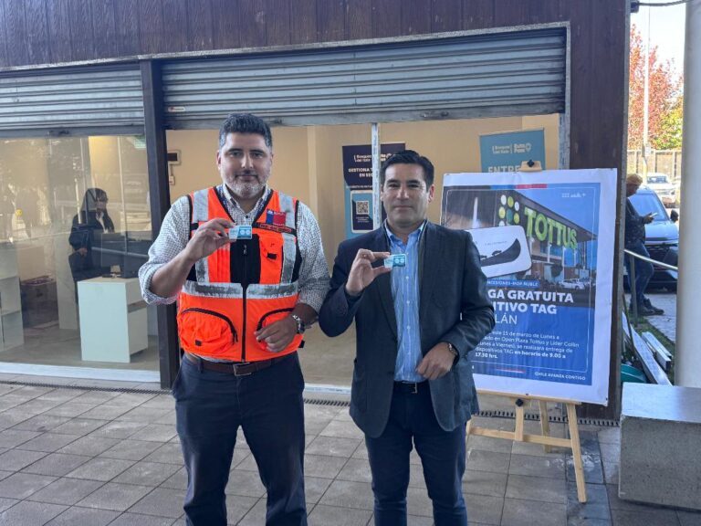 Ruta del Itata inicia entrega de TAG gratuitos en Chillán previo al inicio del pago automático en agosto de este año