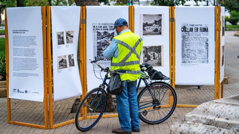 Proyección audiovisual cerró ciclo de verano sobre memoria sísmica en Chillán
