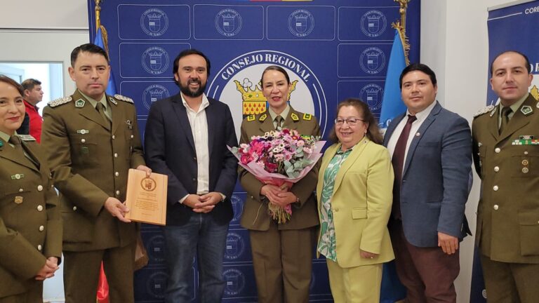 Destacó su rol en prevención y seguridad: Carabineros de Ñuble recibe reconocimiento de parte del Consejo Regional